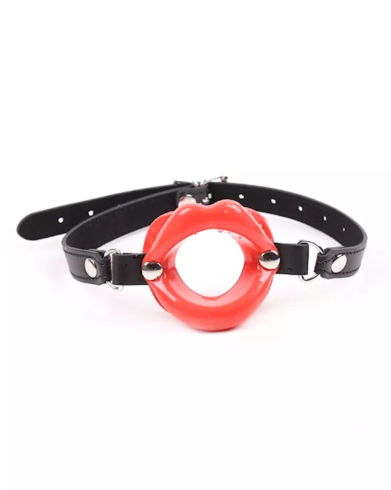 LipMouthGagWithStrap
