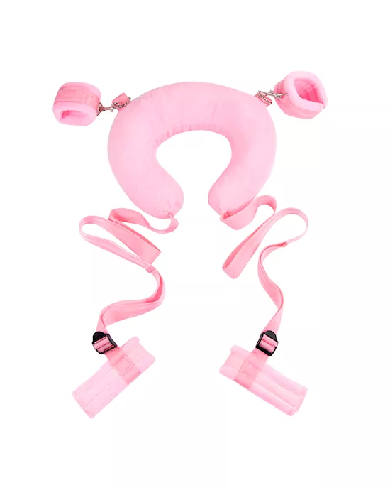 Kick Back Pillow Restraint With Cuffs