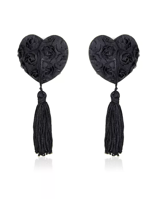 Rose Heart Nipple Tassels