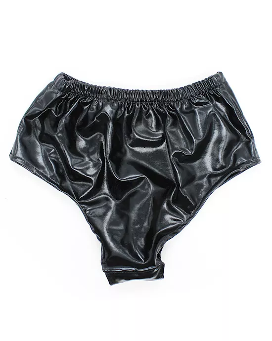 Spandex Vibrating Plug Brief