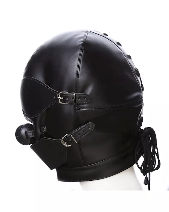 Domination Ball Gag Hood