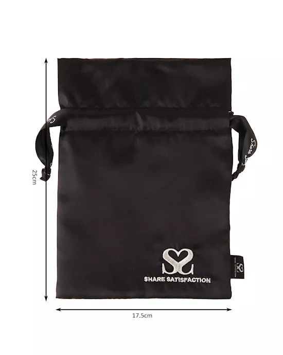 Share Satisfaction Satin Toy Storage Bag Small