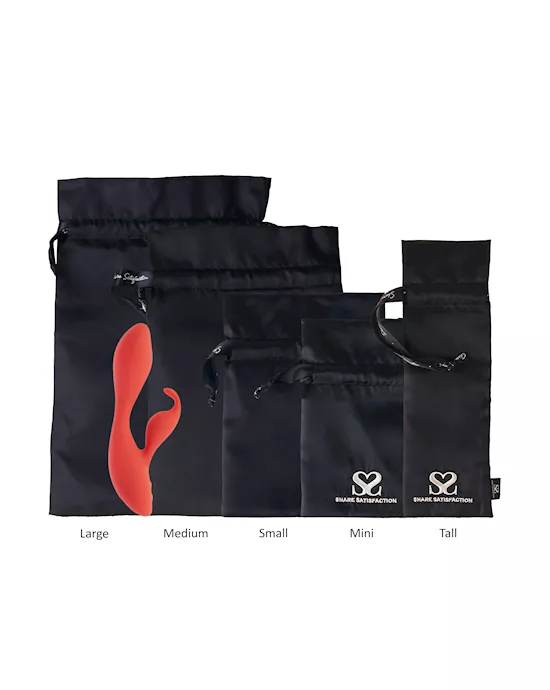 Share Satisfaction Satin Toy Storage Bag Small