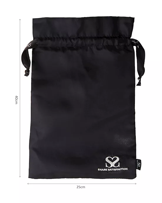 Share Satisfaction Satin Toy Storage Bag Large