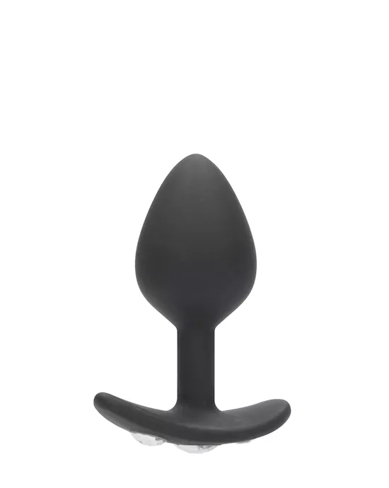 Diamond Butt Plug With Handle - 3.4 Inch