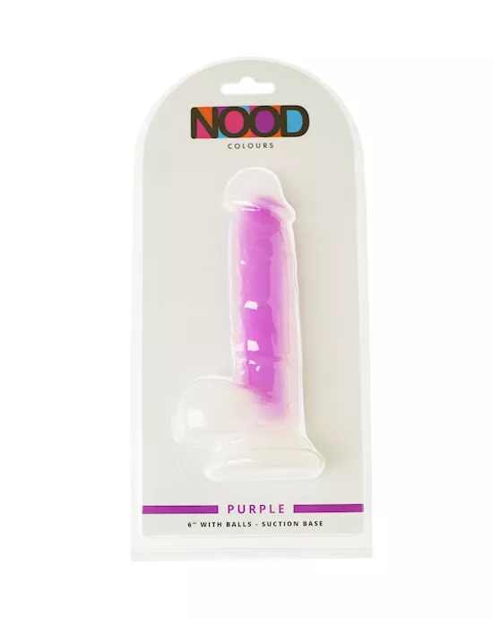 Nood Colours 6 Inch Realskin Dildo