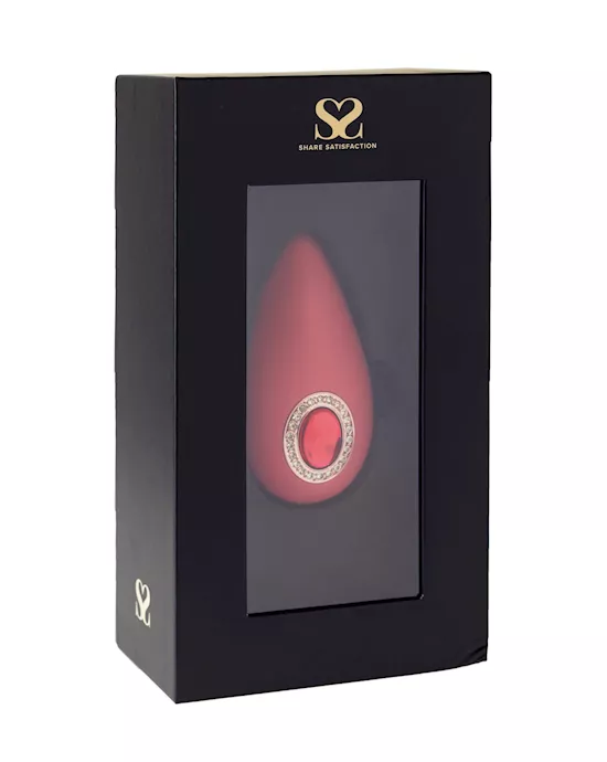 Share Satisfaction Sana Luxury Gemmed Lay-on Vibrator