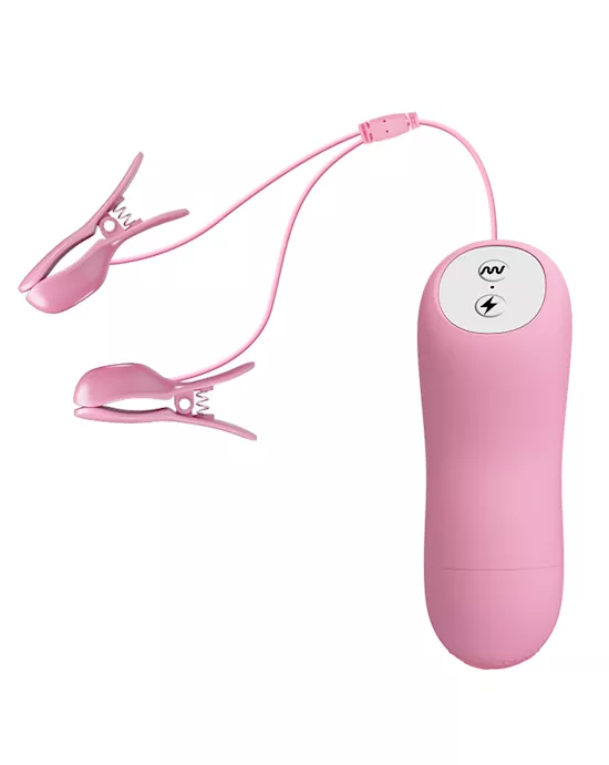 Romantic Wave Electro Shock Nipple Clamps