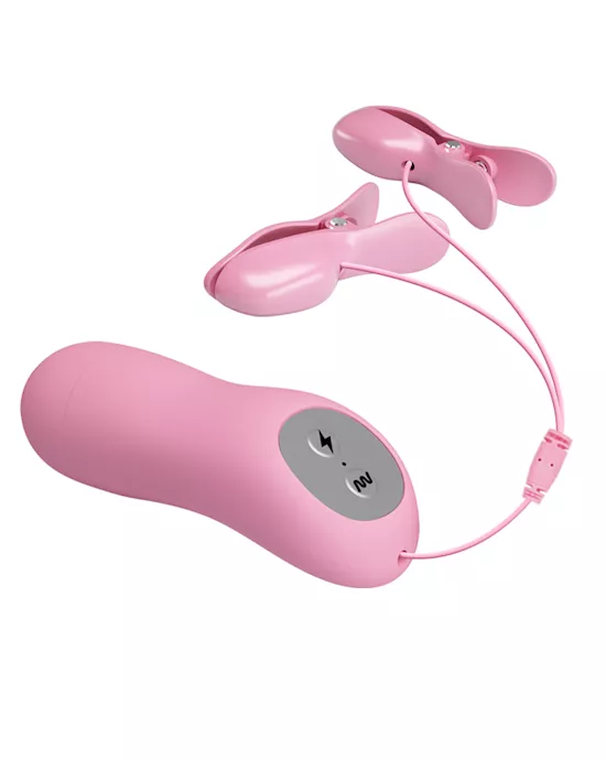 Romantic Wave Electro Shock Nipple Clamps