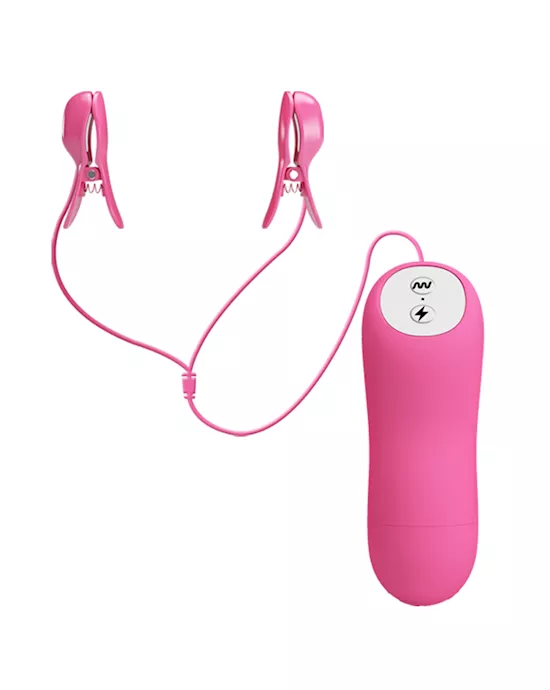 Romantic Wave Electro Shock Nipple Clamps