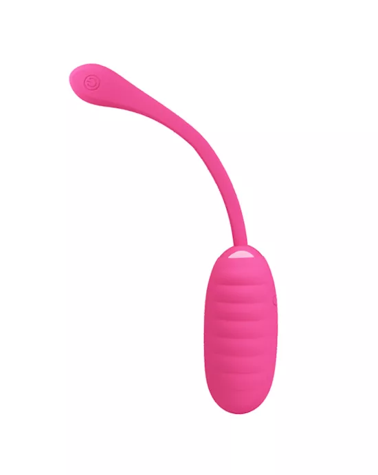 Kirk Liquid Silicone Remote Egg Vibrator - 7.7 Inch
