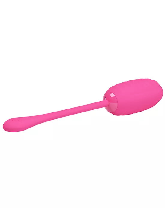 Kirk Liquid Silicone Remote Egg Vibrator - 7.7 Inch