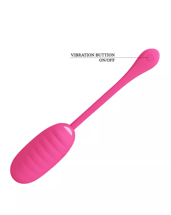 Kirk Liquid Silicone Remote Egg Vibrator - 7.7 Inch