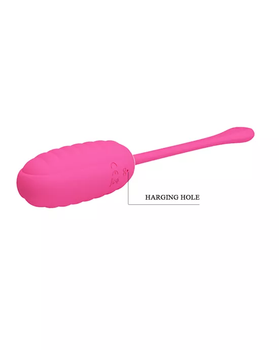 Kirk Liquid Silicone Remote Egg Vibrator - 7.7 Inch