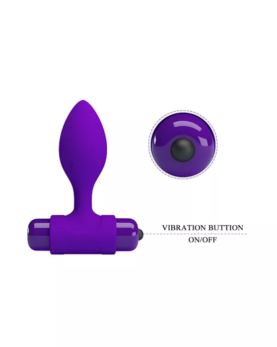Yuri Silicone Vibrating Butt Plug