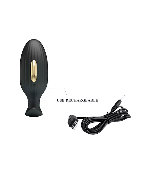 Powerful Vibration Electric Shock 18k Gold