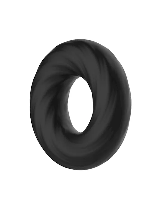 Spiral Ripples Silicone Cock Ring