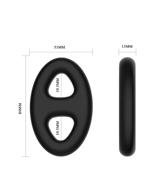 Infinite Ellipse Silicone Cock Ring