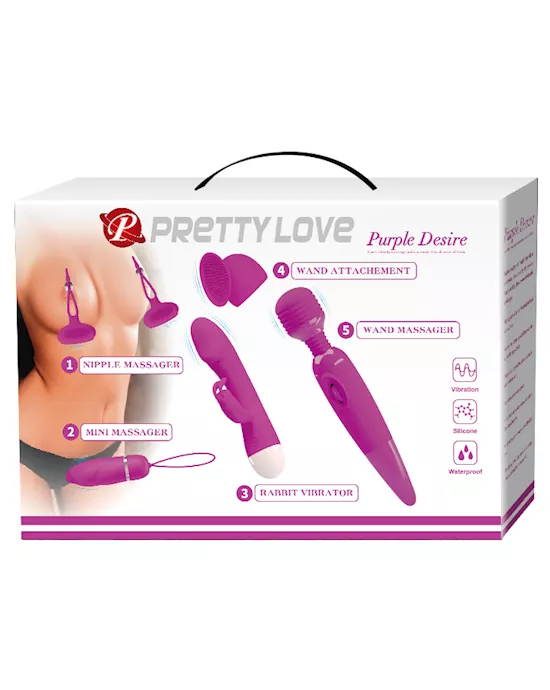 Purple Desire Kit Vibrator Kit