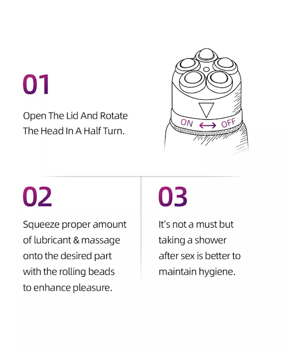 Drywell Water Based Roll On Lubricant - 30ml