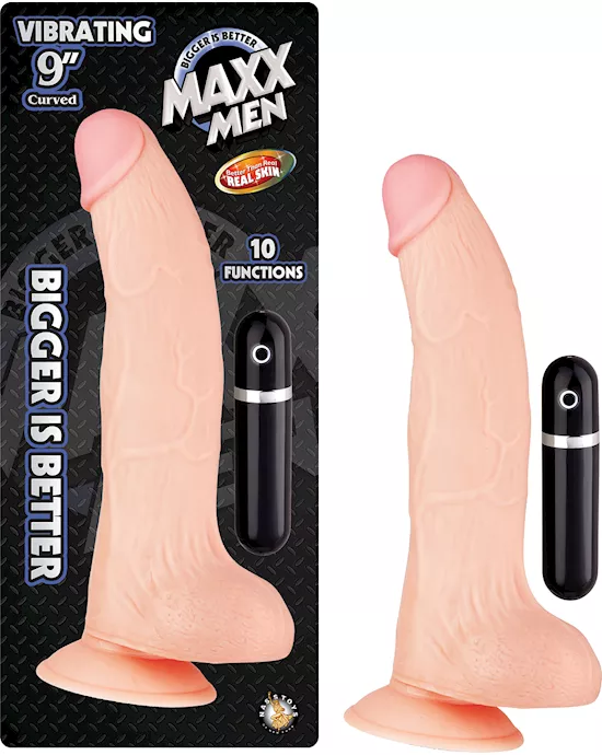 MAXXMENVIBRATING9CURVEDDONG-WHITE