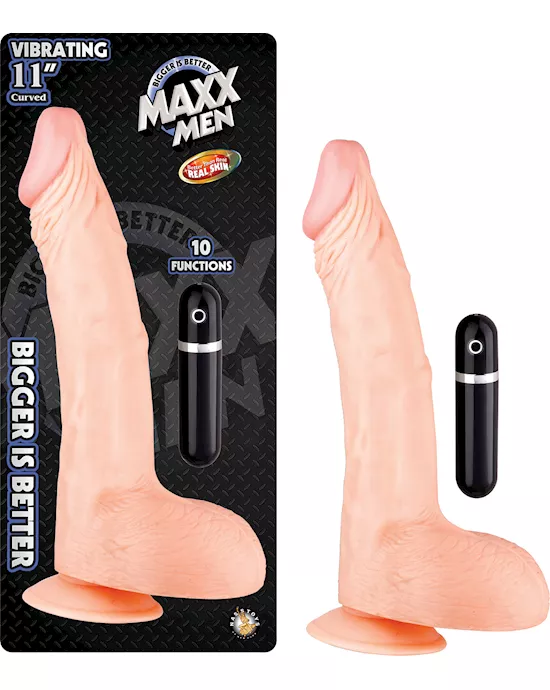 MAXXMENVIBRATING11CURVEDDONG-WHITE