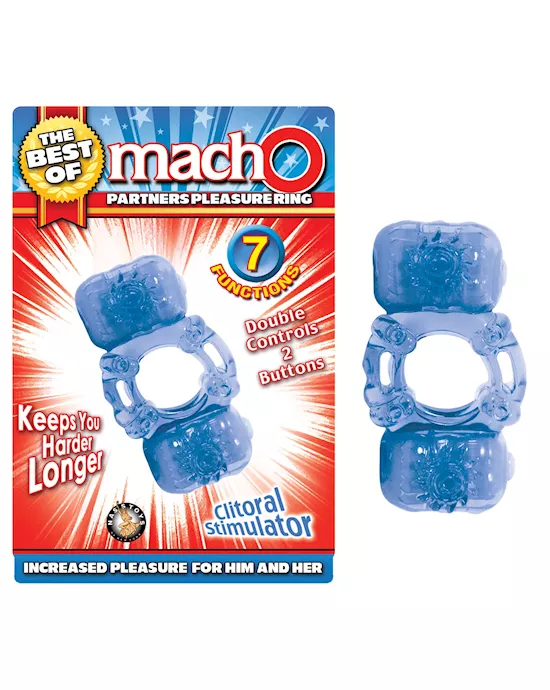 THEBESTOFMACHOPARTNERSPLEASURERING-BLUE