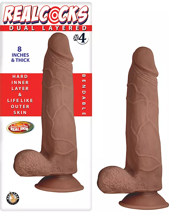 Nass Toys Dual Layered Dildo No.4