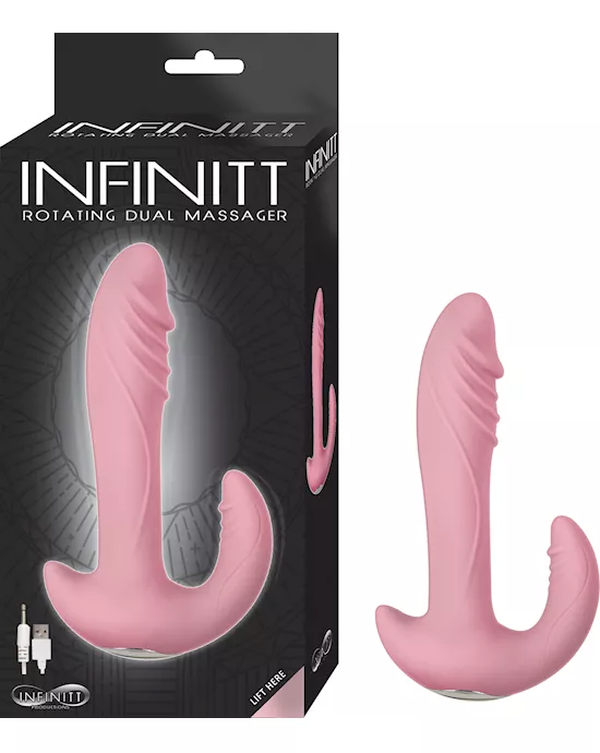 INFINITTROTATINGDUALMASSAGER-PINK
