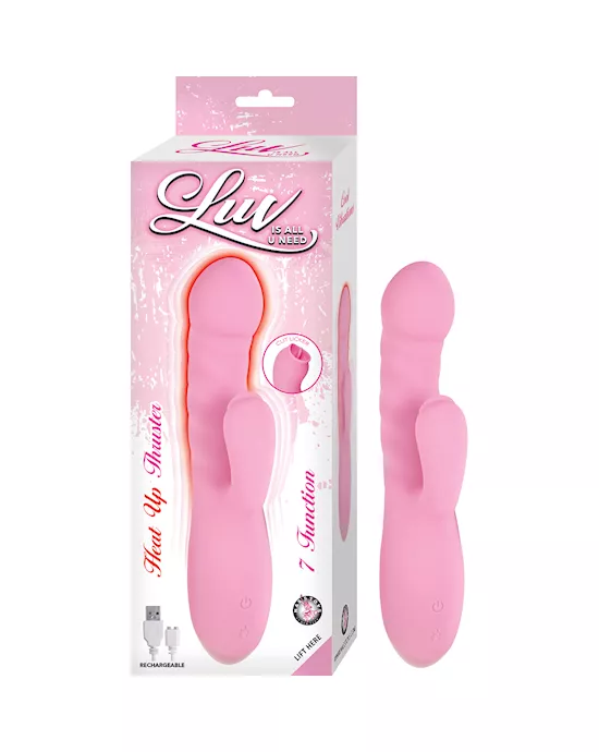 Luv Heat Up Thruster Vibrator - 8.25 Inch