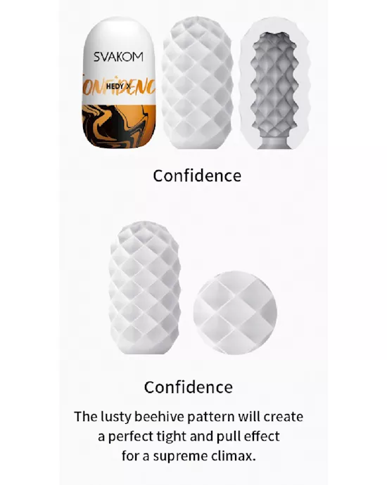 Hedy X Confidence Masturbator - Set Of 5