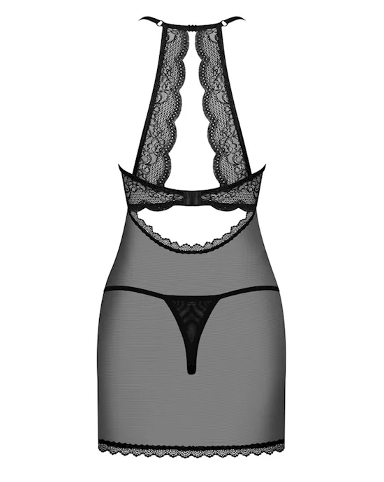 Obsessive Pearlove - Chemise And Thong
