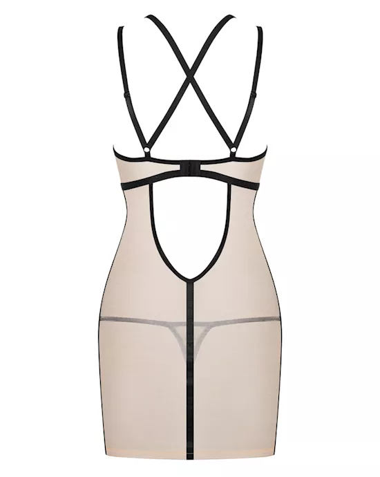 Obsessive Nudelia - Chemise And Thong