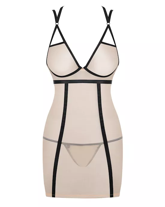 Obsessive Nudelia - Chemise And Thong