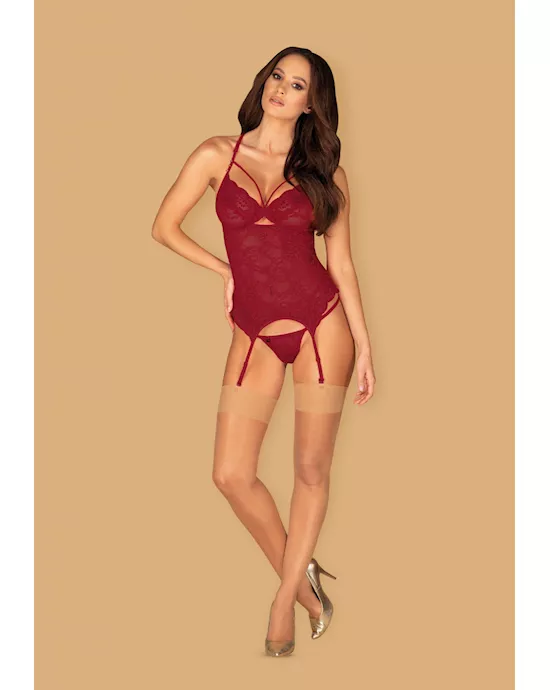 Obsessive Ivetta - Corset And Thong