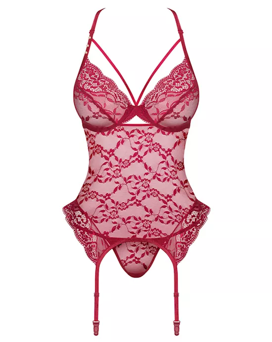 Obsessive Ivetta - Corset And Thong