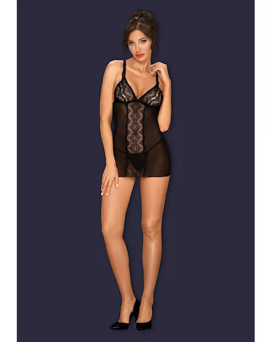 Obsessive Lucita - Chemise And Thong