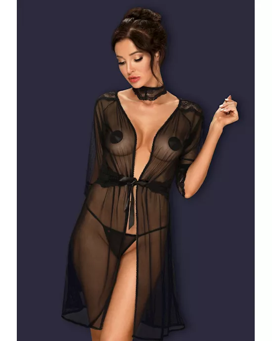 Obsessive Lucita - Peignoir