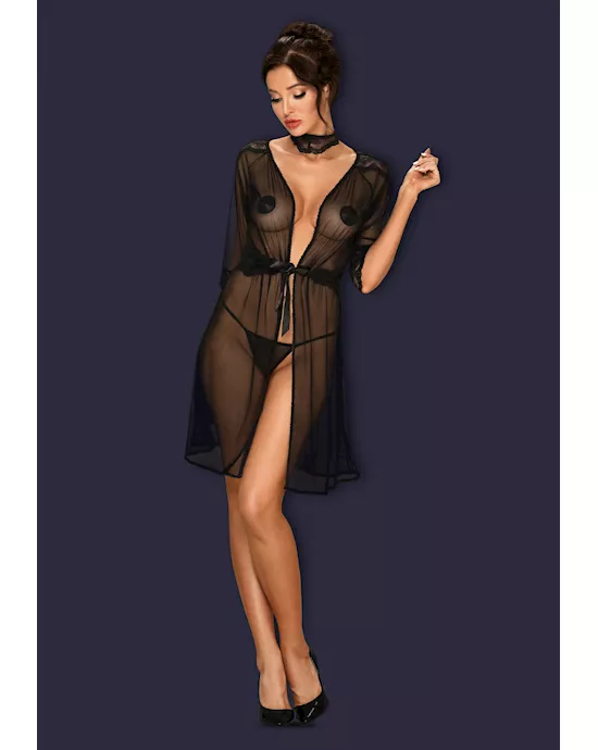 Obsessive Lucita - Peignoir
