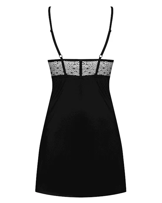 Obsessive Sharlotte - Chemise And Thong