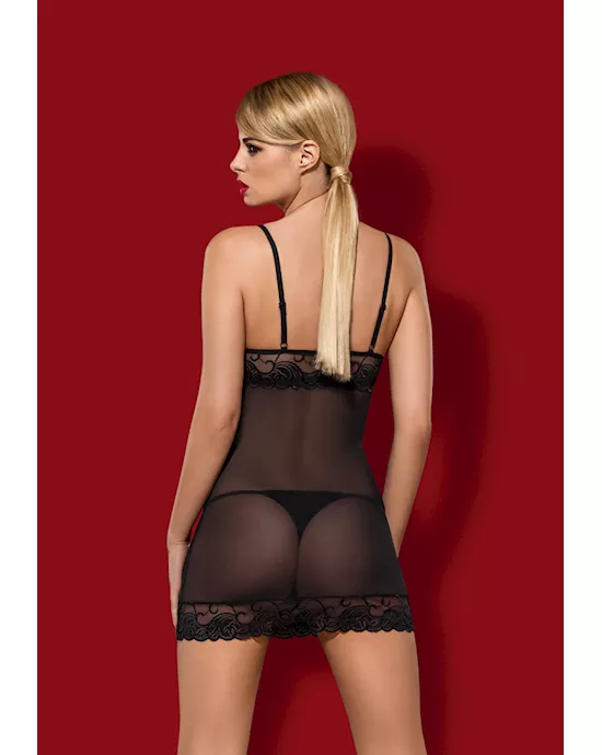 Obsessive Wonderia - Chemise And Thong