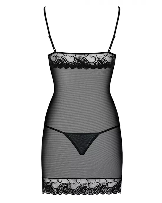 Obsessive Wonderia - Chemise And Thong