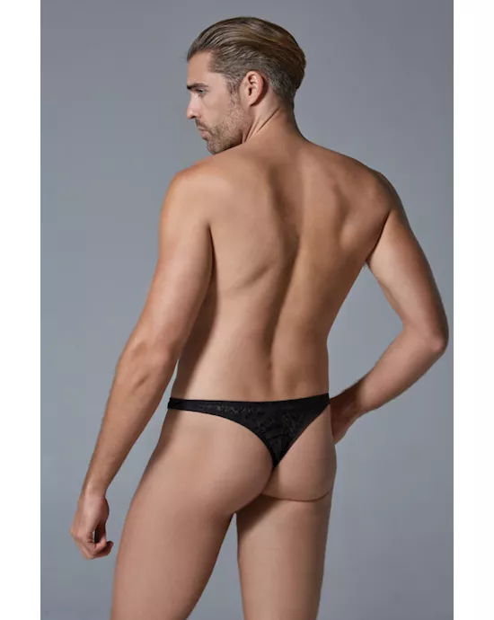 Luca Leopard Thong
