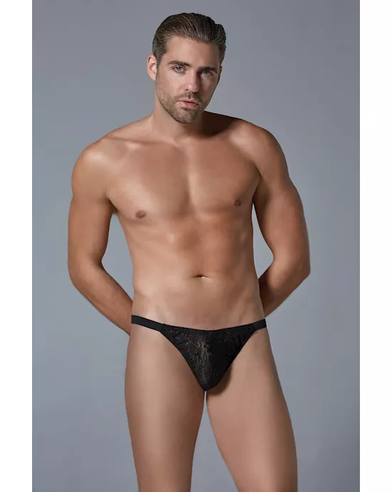 LucaLeopardThin-StrapThong