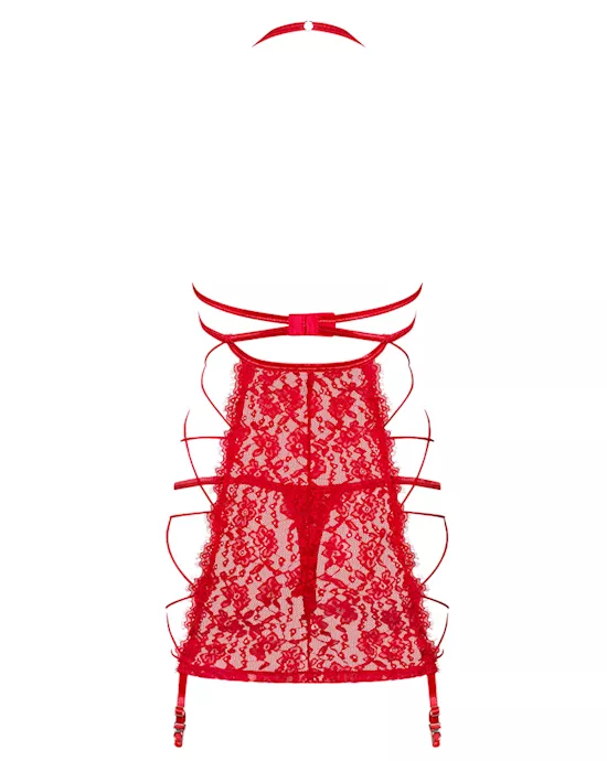 Obsessive Rediosa - Chemise And Thong