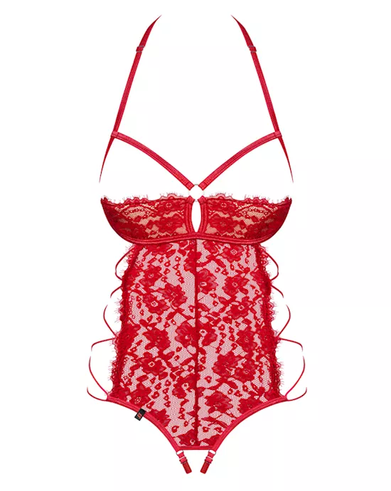 Obsessive Rediosa - Crotchless Teddy