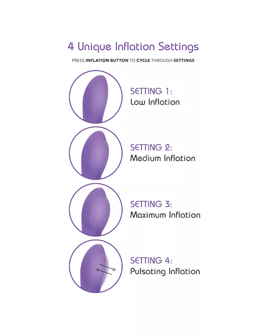 Insatiable G Inflatable Flutter - 8.25 Inch