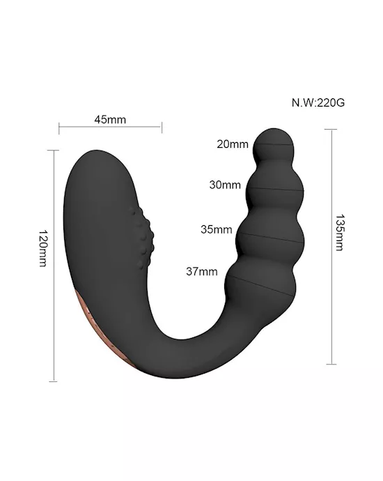 Beaded Double Ended G-spot Vibrator