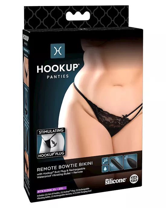 ClearingNEVERSOLDHookupPantiesRemoteBowtieBikini