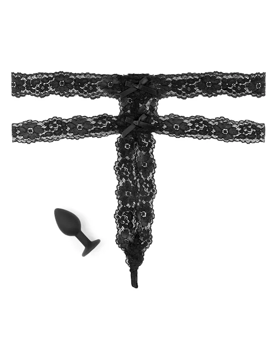 Hookup Panties Crotchless Secret Gem